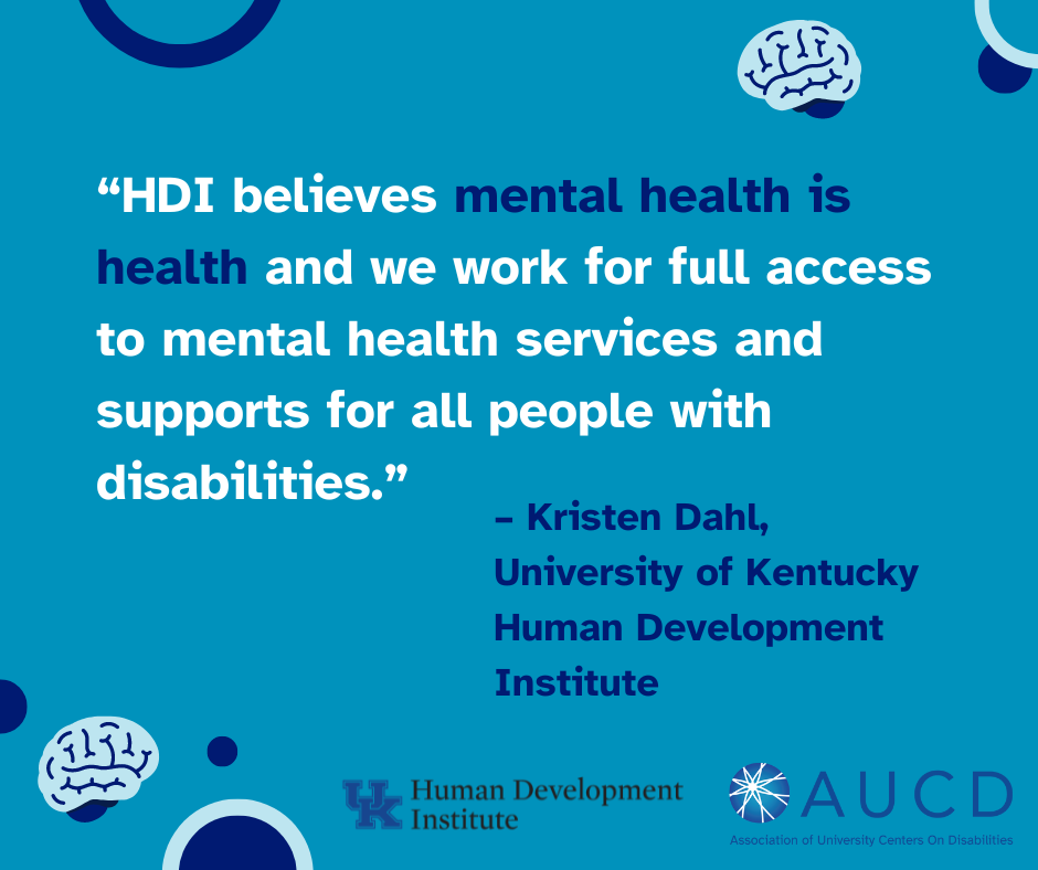 AUCD News | Mental Health Awareness Month Support from the University ...