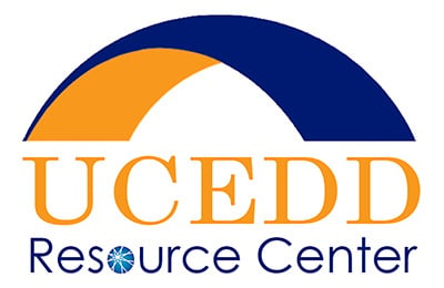 Icon of a bridge. Text: UCEDD Resource Center 