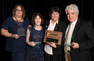 Group photo of award recipents at the AUCD Awards ceremony.