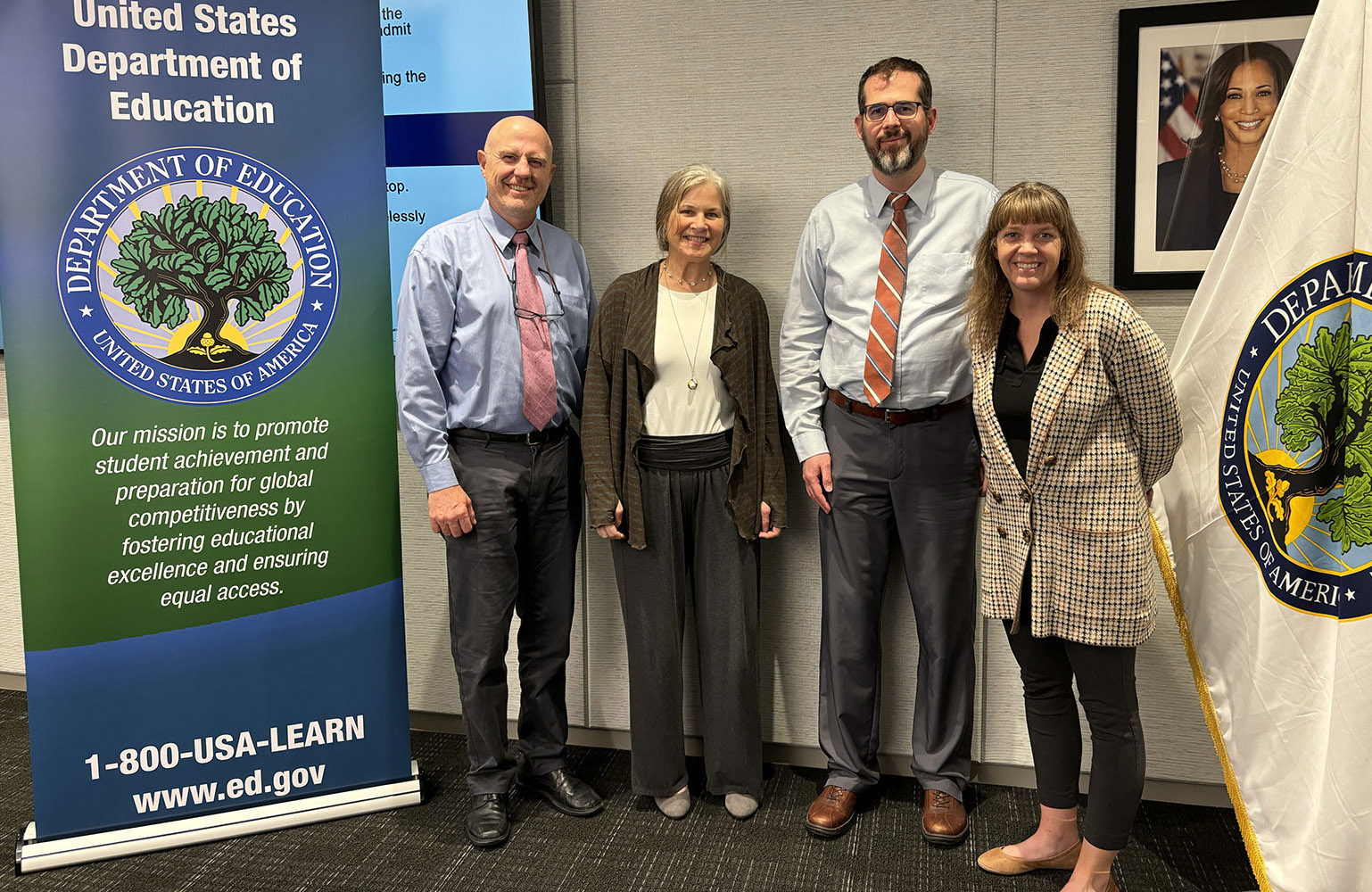 Pictured: Team members Christopher Phillips, Cynthia Curry, Jonathan Whiting, and Brenda Smith